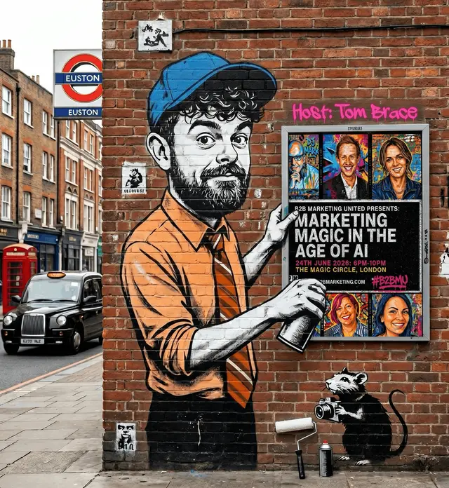 Tom Brace to host B2BMU's "Marketing Magic in the Age of AI" Event
